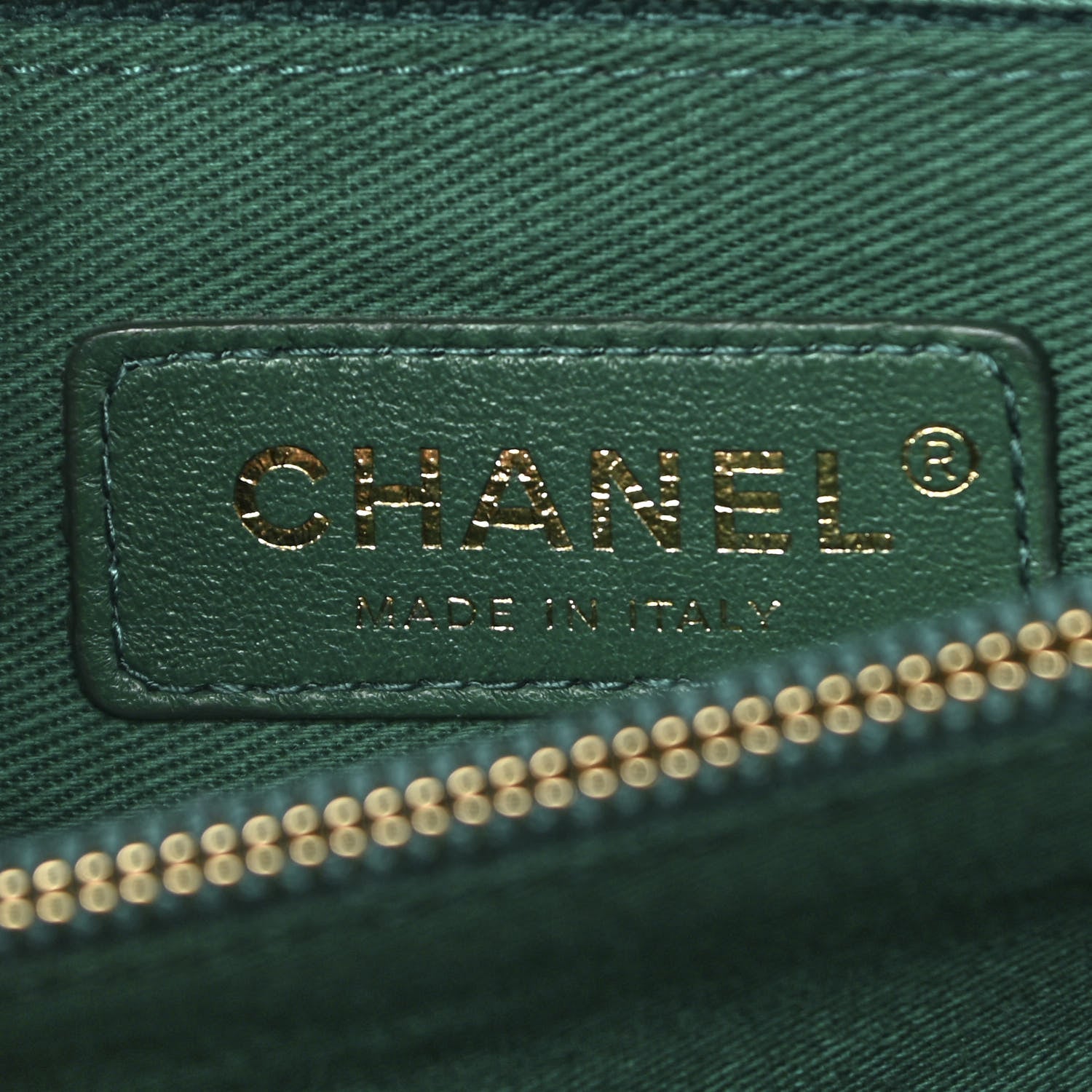 Chanel Caviar Quilted Medium Coco Handle Flap Green 5 of 9