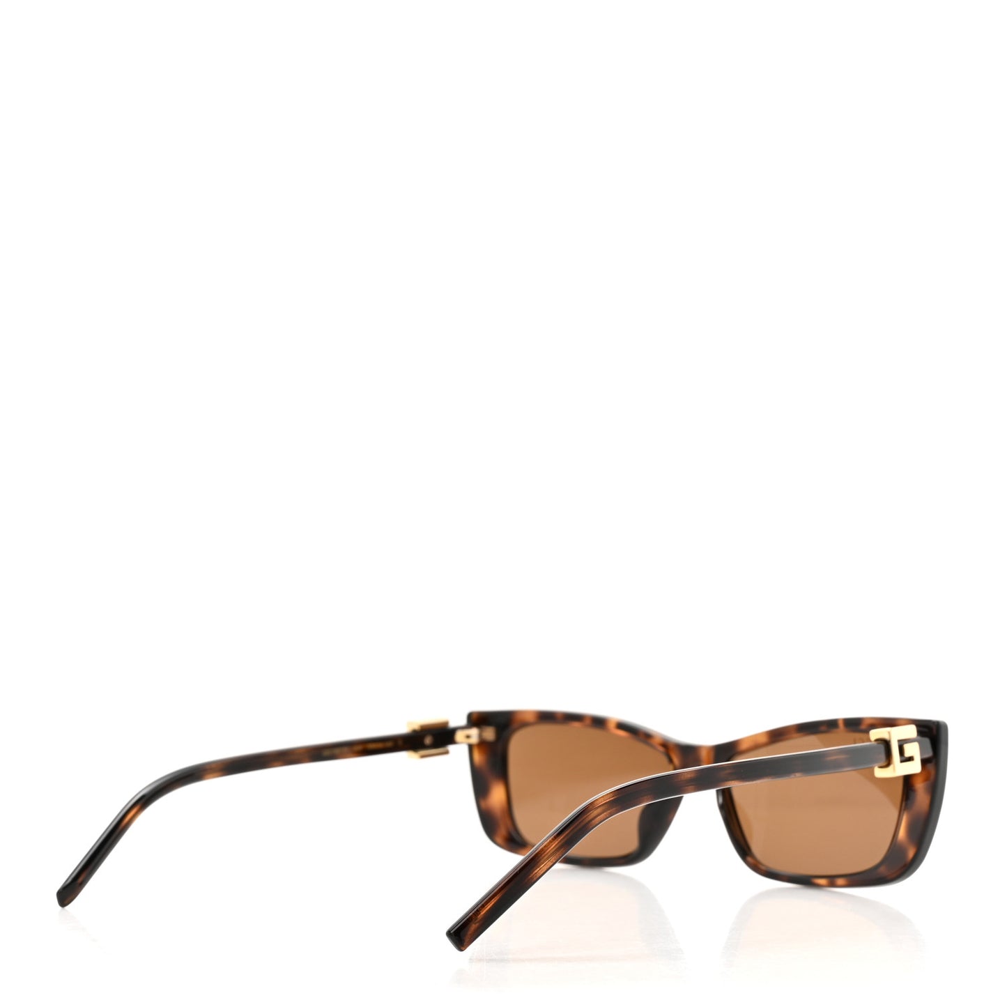 Acetate Rectangle Frame Sunglasses GG1681S Brown