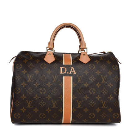 Louis Vuitton Monogram My LV Heritage Speedy 35 Orange Ivory 1 of 8