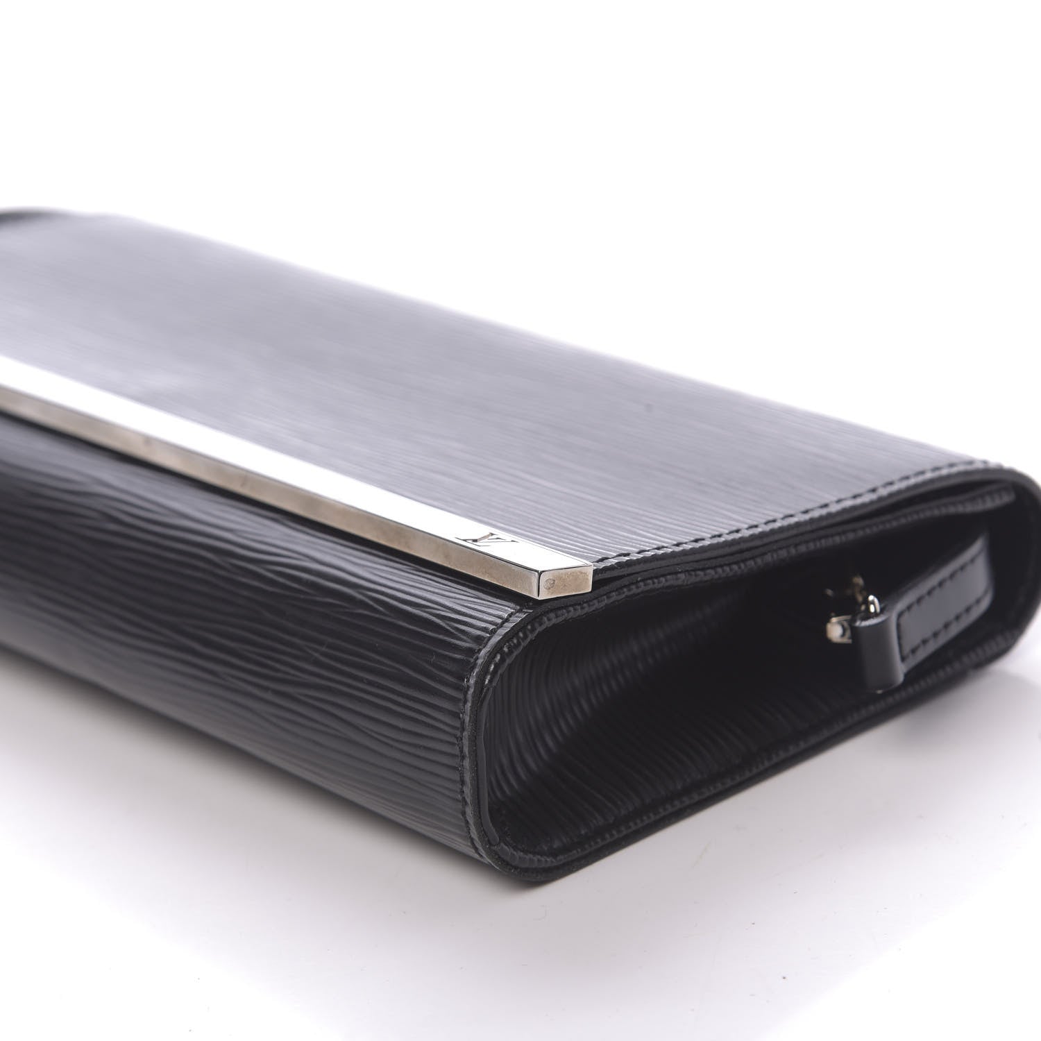 Louis Vuitton Epi Sevigne Clutch Black 8 of 9