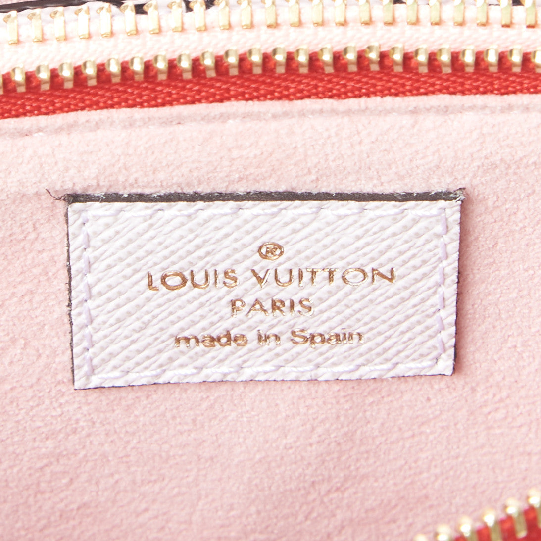 Louis Vuitton Monogram Giant Double Zip Pochette Rouge 8 of 8