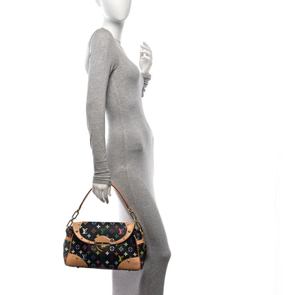 Louis Vuitton Monogram Multicolor Beverly MM Black 3 of 10