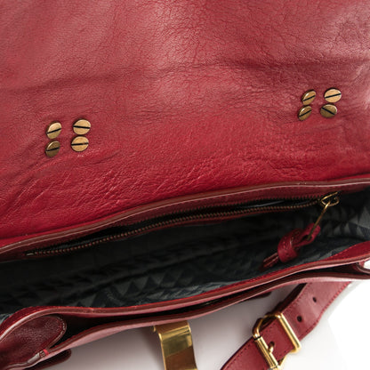 Proenza Schouler Lambskin Tiny PS1 Satchel Crimson 5 of 8