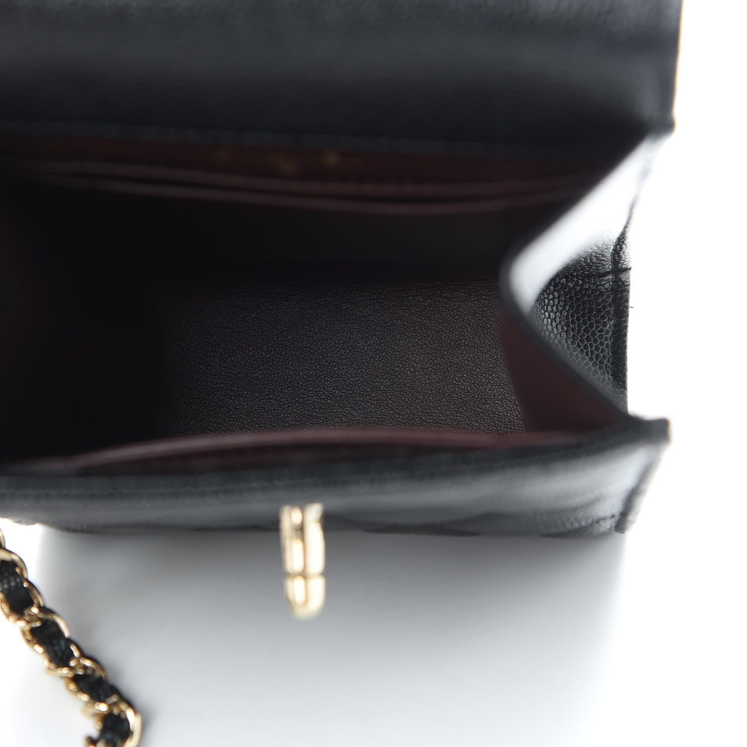 Chanel Caviar Quilted Classic Phone Holder Black 5 of 12