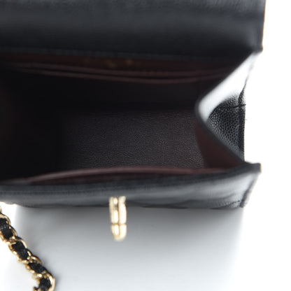 Chanel Caviar Quilted Classic Phone Holder Black 5 of 12