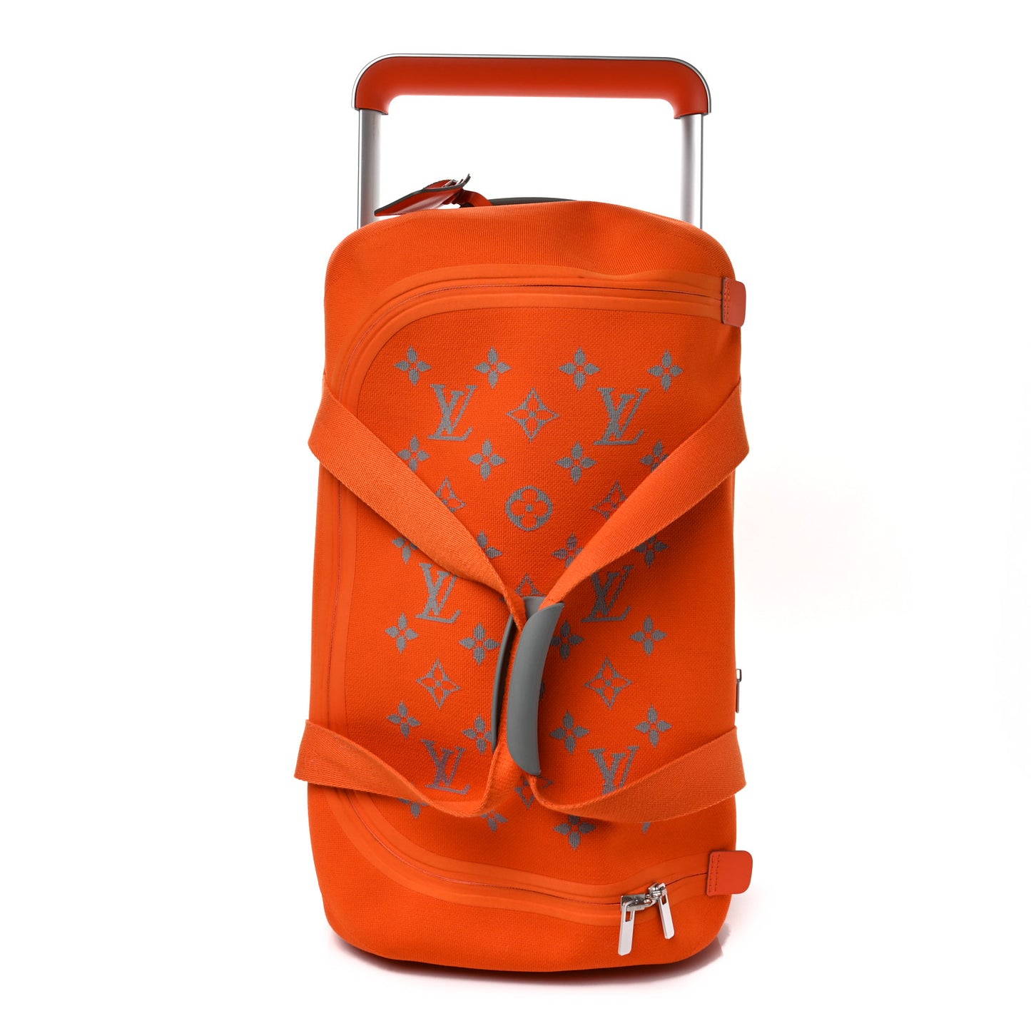 Knit Monogram Horizon Soft Duffle 55 Orange