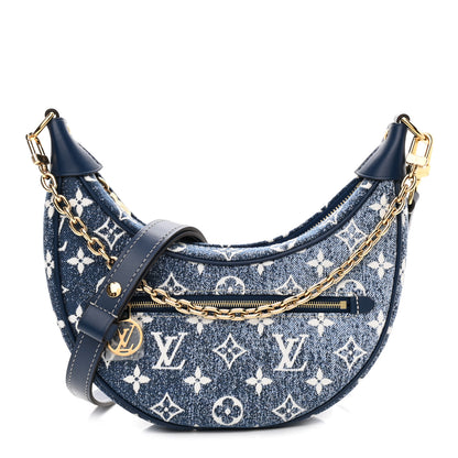 Louis Vuitton Monogram Jacquard Denim Loop Bleu 1 of 9