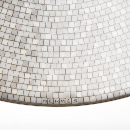 Hermes Porcelain Mosaique Au 24 Breakfast Cup And Saucer Set Of 2 Platine 22 of 27