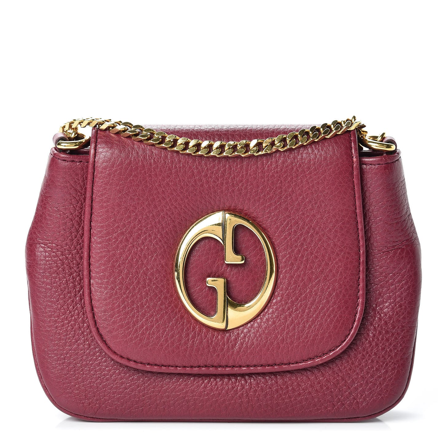 Cellarius Calfskin Small 1973 Chain Shoulder Bag Cherry Gloss
