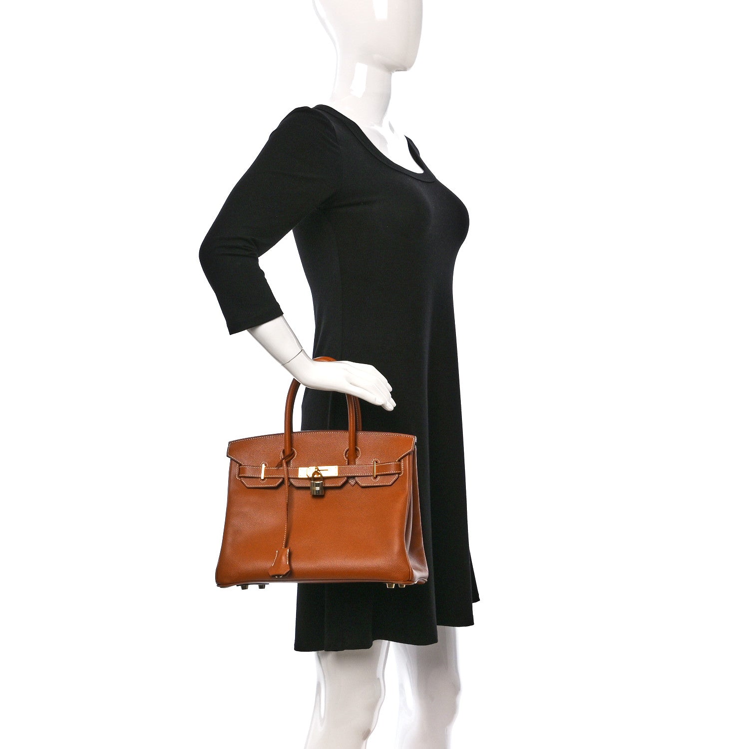 Hermes Courchevel Birkin 30 Gold 3 of 15