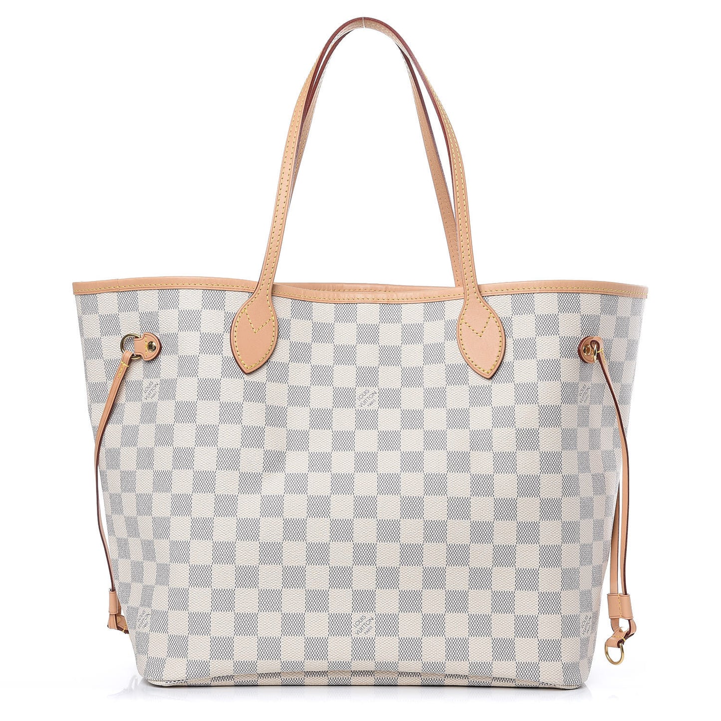 Damier Azur Neo Neverfull MM Rose Ballerine