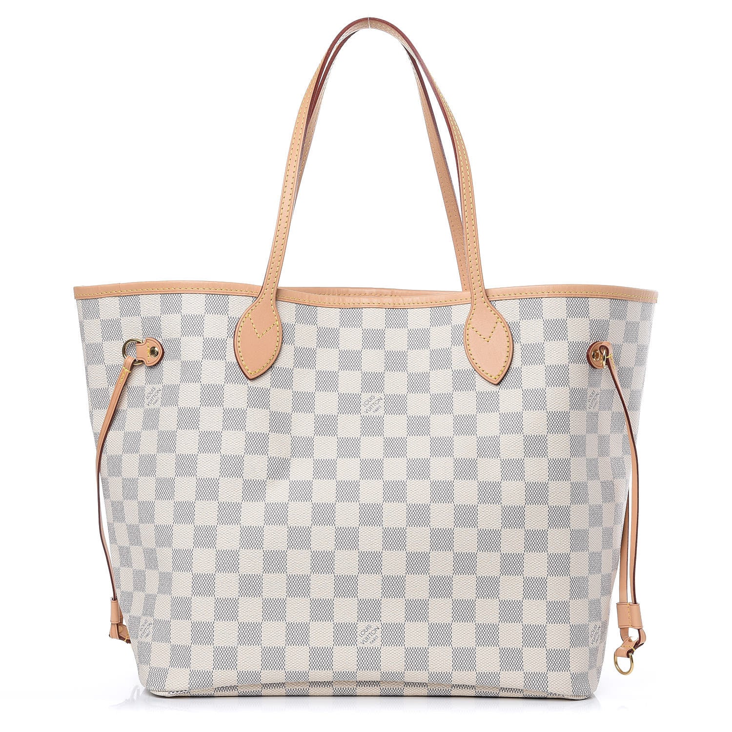 Louis Vuitton Damier Azur Neo Neverfull MM Rose Ballerine 1 of 12