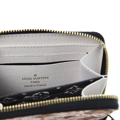 Louis Vuitton Monogram Giant Crafty Zippy Coin Purse Creme Caramel 7 of 9