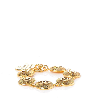 Chanel CC Medallion Bracelet Gold 4 of 5