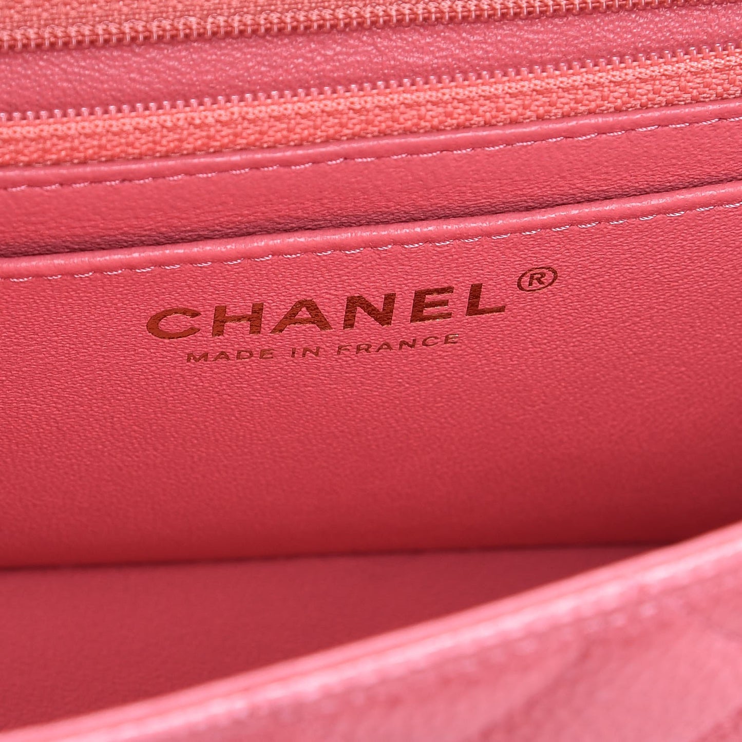 Caviar Quilted Mini Rectangular Flap Pink