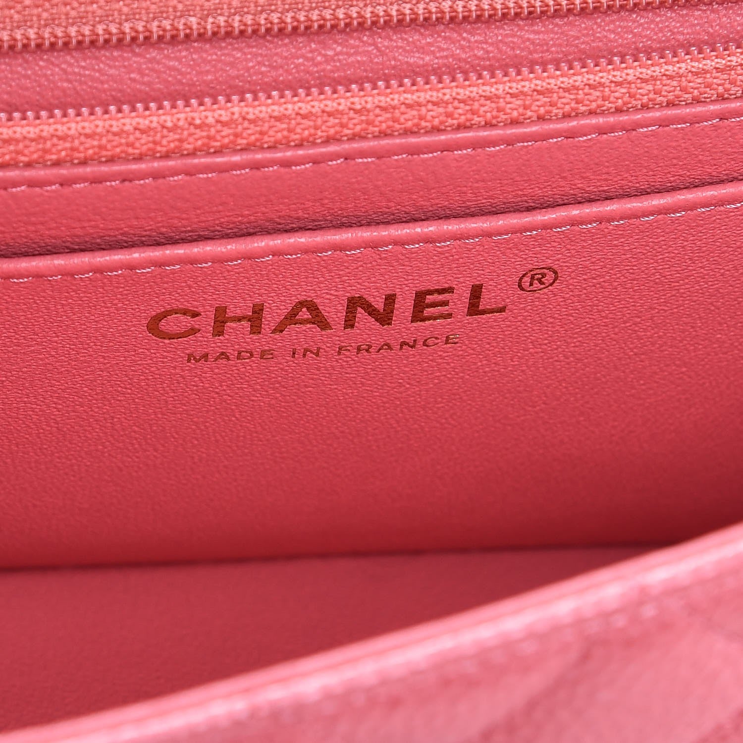 Chanel Caviar Quilted Mini Rectangular Flap Pink 6 of 8