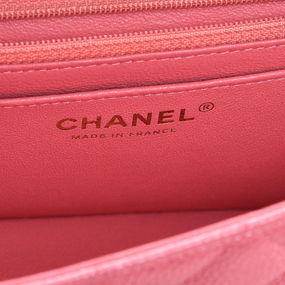Chanel Caviar Quilted Mini Rectangular Flap Pink 6 of 8