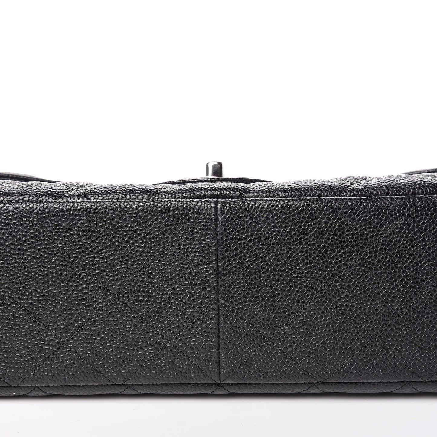 Caviar Quilted Jumbo Single Flap Black
