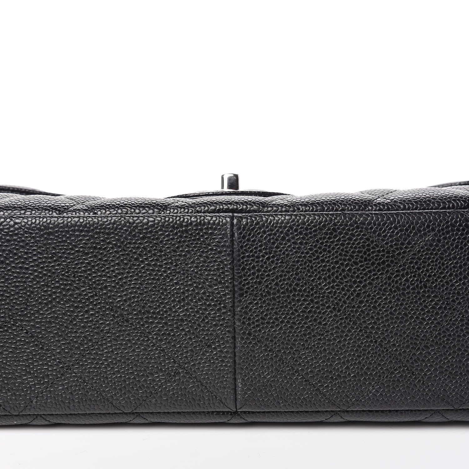 Chanel Caviar Quilted Jumbo Single Flap Black 11 of 13