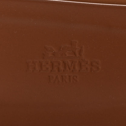 Hermes Box Calfskin Oran Sandals 37 Gold 7 of 9