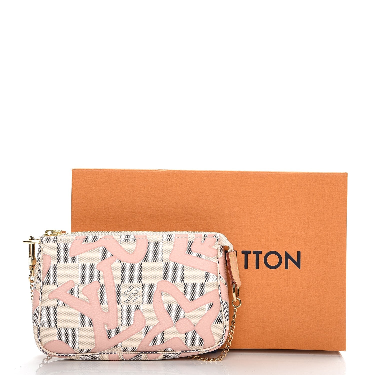 Louis Vuitton Damier Azur Tahitienne Mini Pochette Accessories 8 of 8