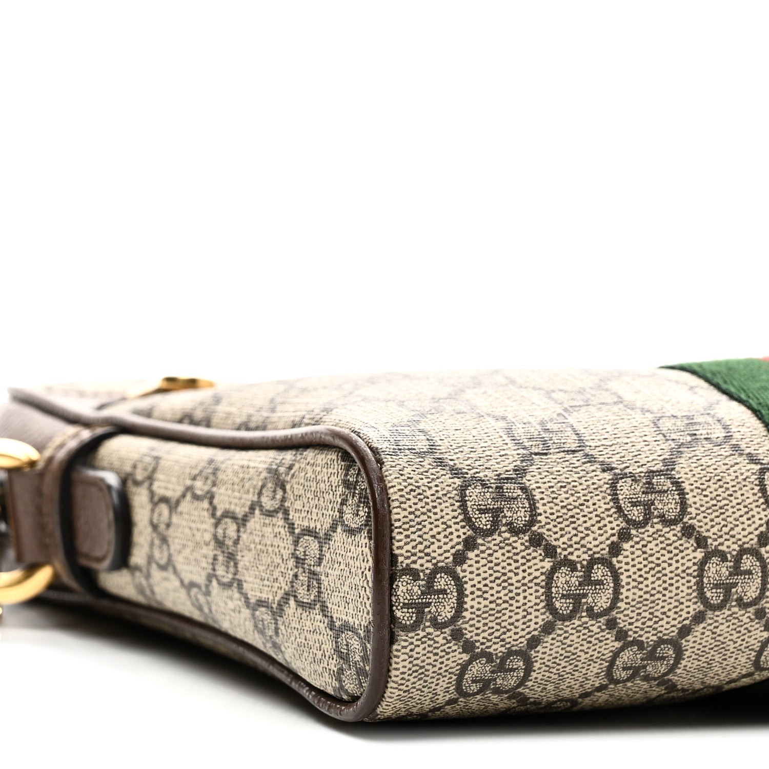 Gucci GG Supreme Monogram Web Small Ophidia Messenger Bag Brown 9 of 10