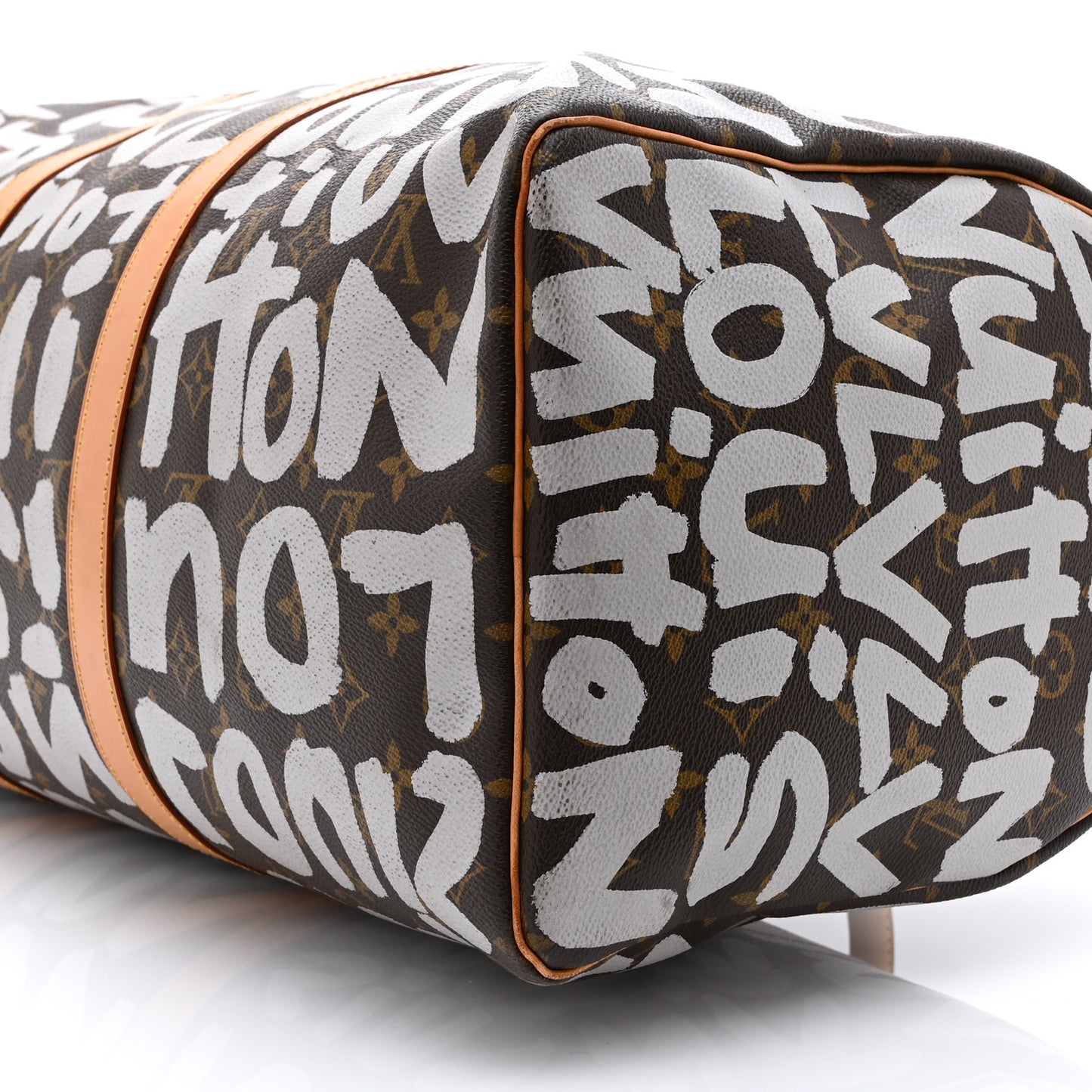 Monogram Graffiti Keepall 50 Silver
