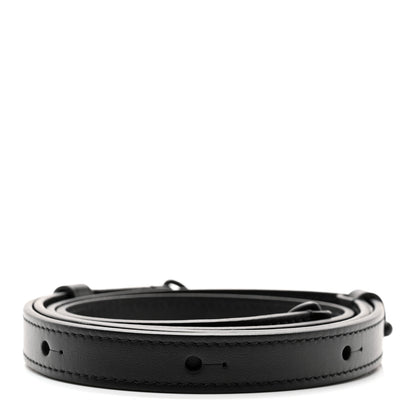 Louis Vuitton Calfskin 16mm Adjustable Shoulder Strap Black 2 of 4