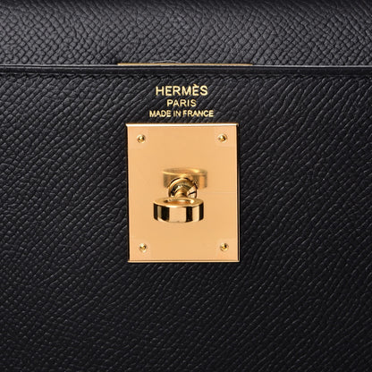 Hermes Epsom Kelly Sellier 28 Black 18 of 39