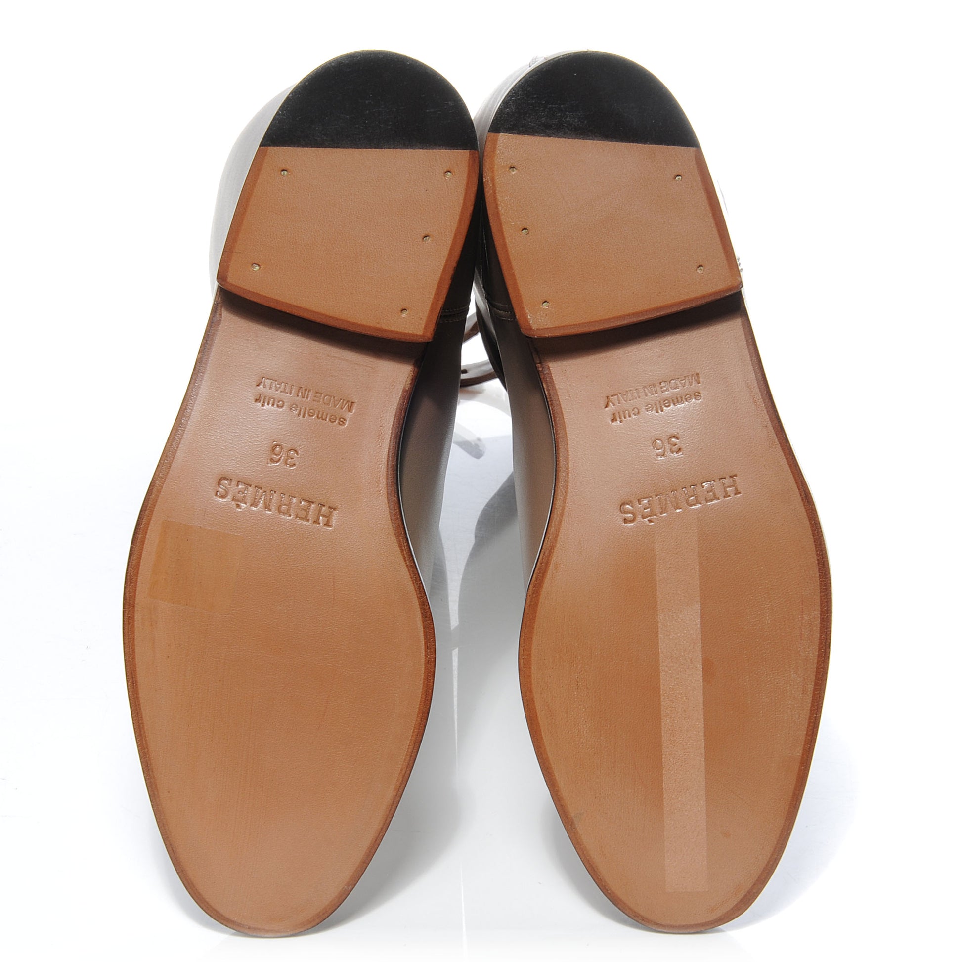 Hermes Swift Kelly Jumping Boots Etoupe 36 5 of 6