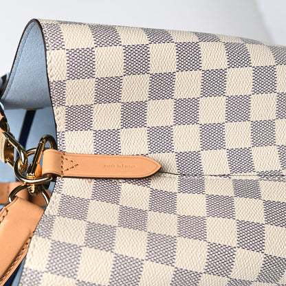 Louis Vuitton Damier Azur Braided Neonoe MM Blue 7 of 11