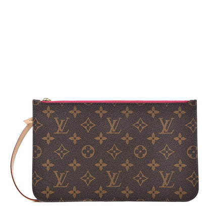 Louis Vuitton Monogram Neverfull MM GM Pochette Pivoine 1 of 8