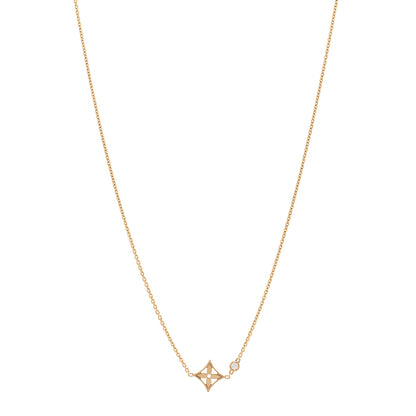 Louis Vuitton 18K Yellow Gold Diamond Idylle Blossom Pendant Necklace 1 of 5