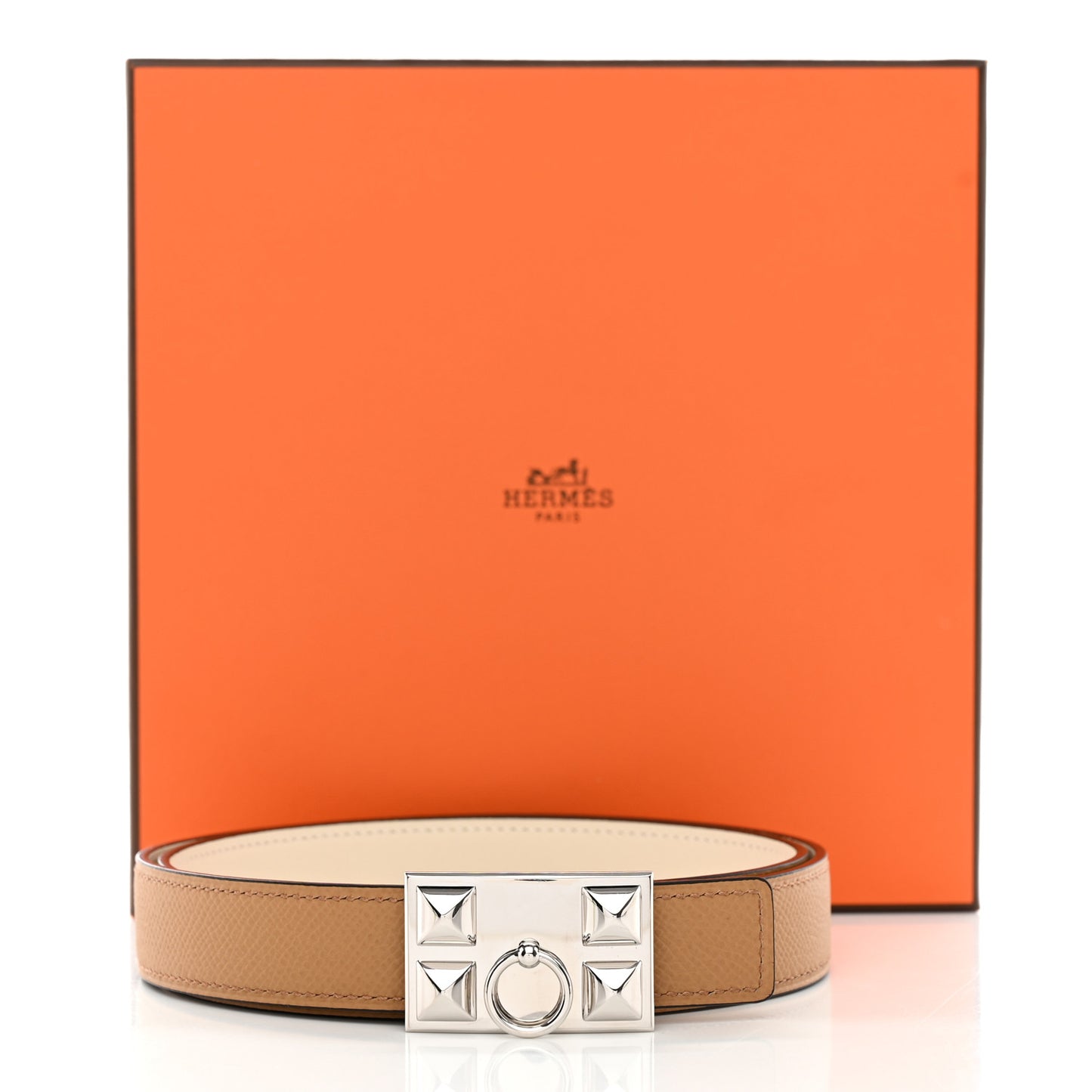 Epsom Swift 24mm Collier De Chien CDC Belt 80 32 Nata Gold