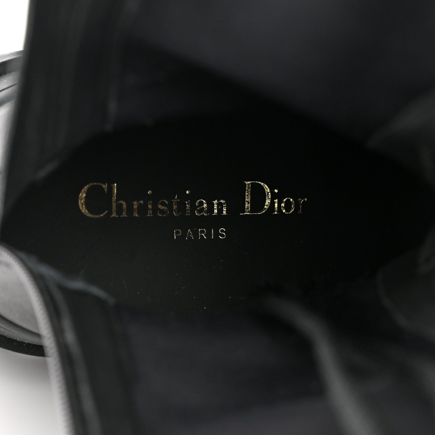 Nappa Stretch Dior Arcade High Boots 36.5 Black