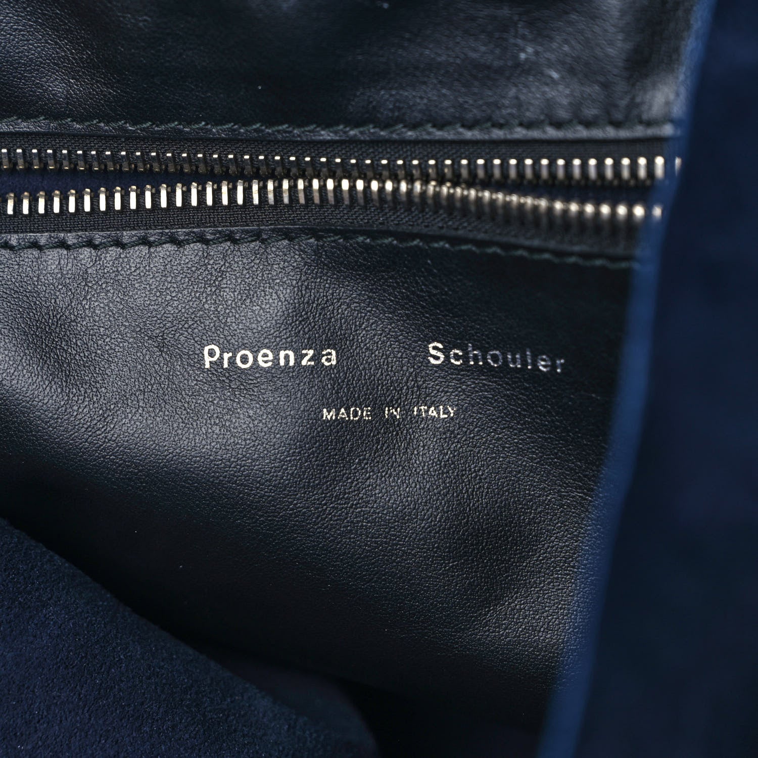Proenza Schouler Suede Extra Large Tote Navy 5 of 9