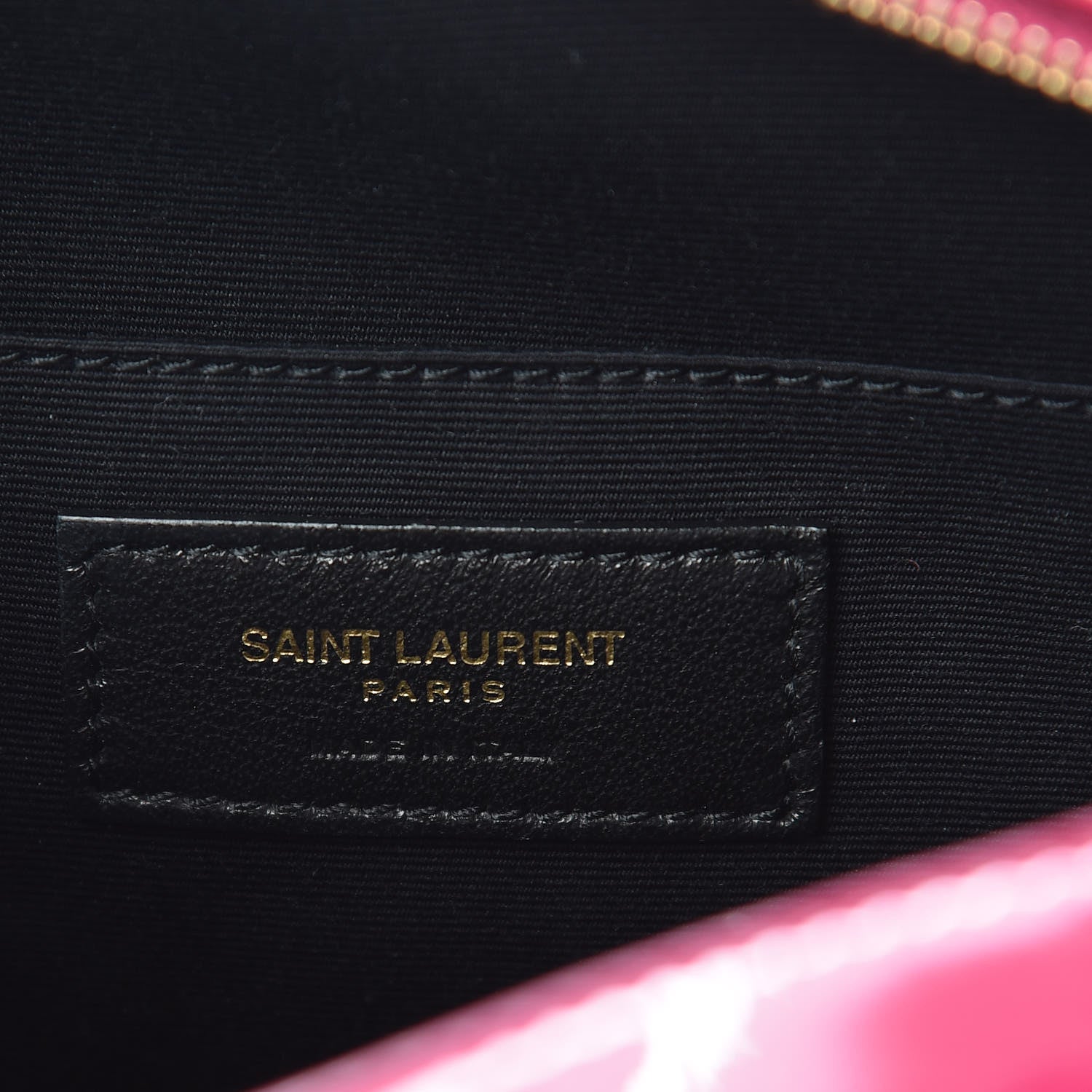 Saint Laurent Patent Matelasse Monogram Toy Vicky Camera Bag Bubblegum 6 of 8
