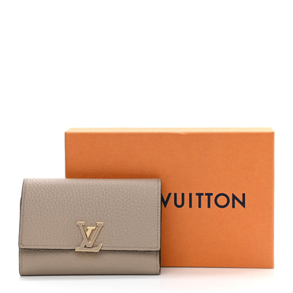 Louis Vuitton Taurillon Capucines Compact Wallet Galet 7 of 7