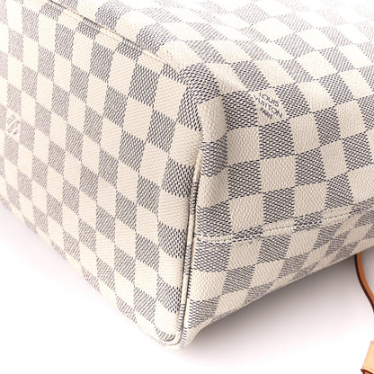 Louis Vuitton Damier Azur Neo Neverfull MM Rose Ballerine 13 of 13