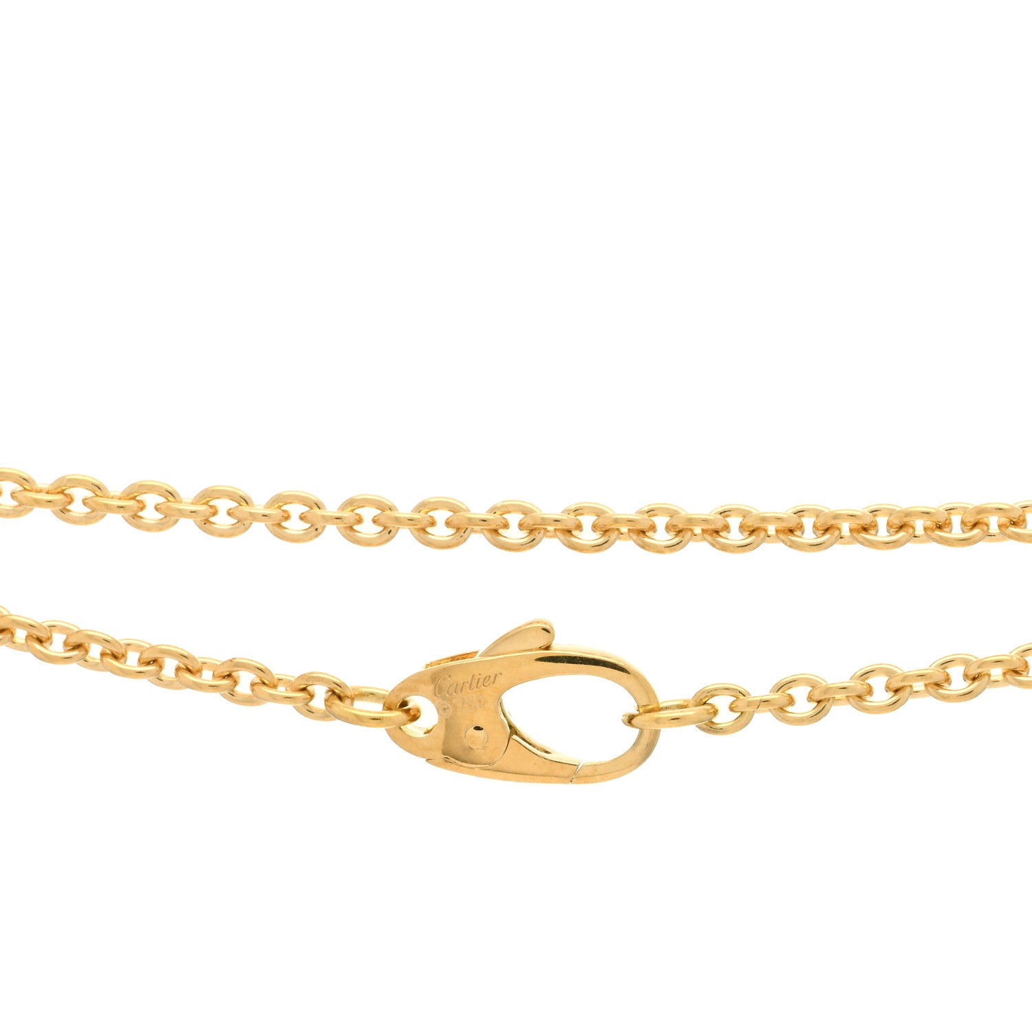 Cartier 18K Pink Yellow White Gold Baby Trinity Pampilles Necklace 3 of 3
