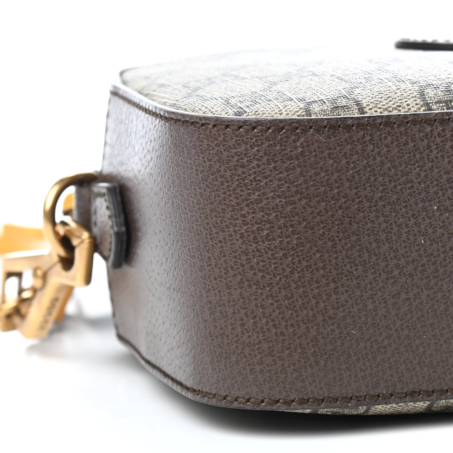 Gucci GG Supreme Monogram Web Neo Vintage Shoulder Bag Beige New Acero Crop 8 of 9