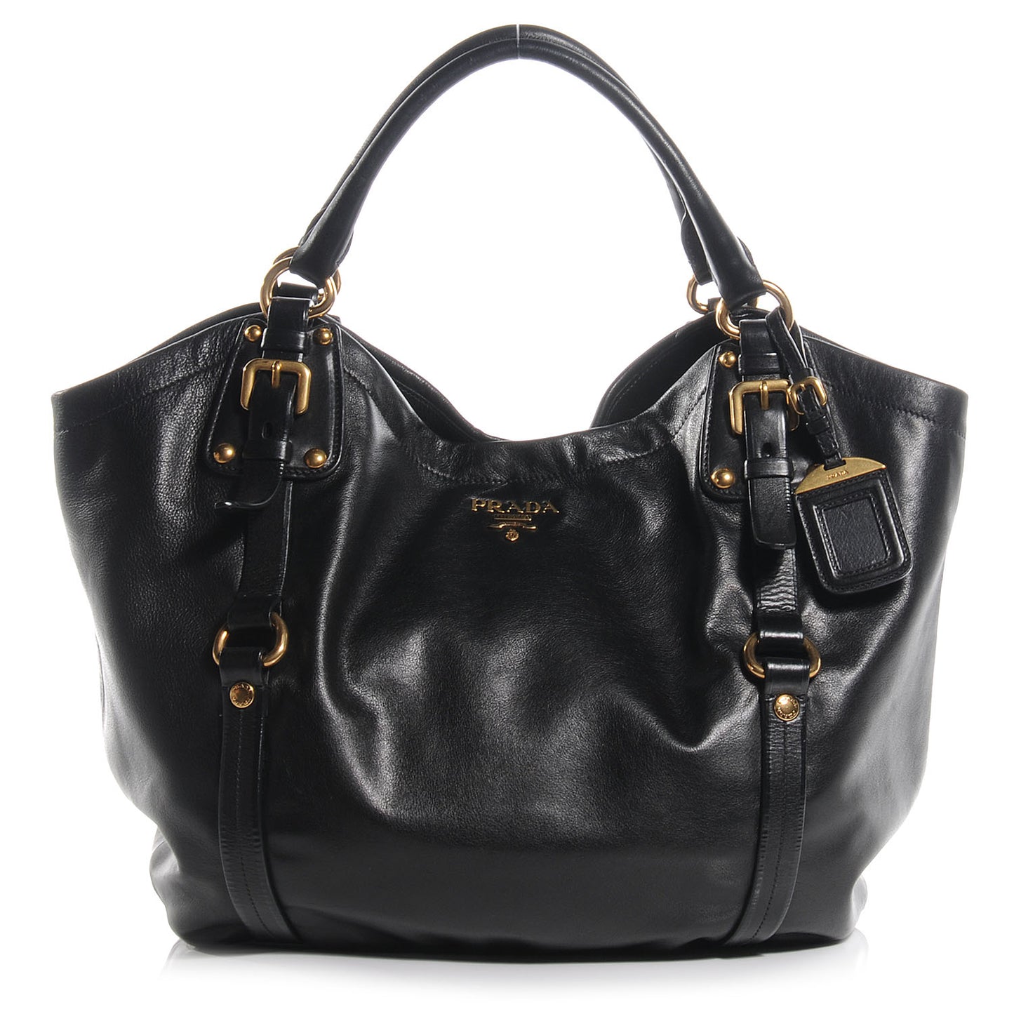 Soft Calf Tote Nero Black