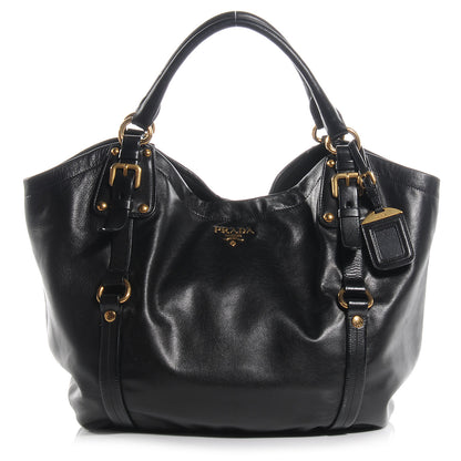 Prada Soft Calf Tote Nero Black 1 of 10