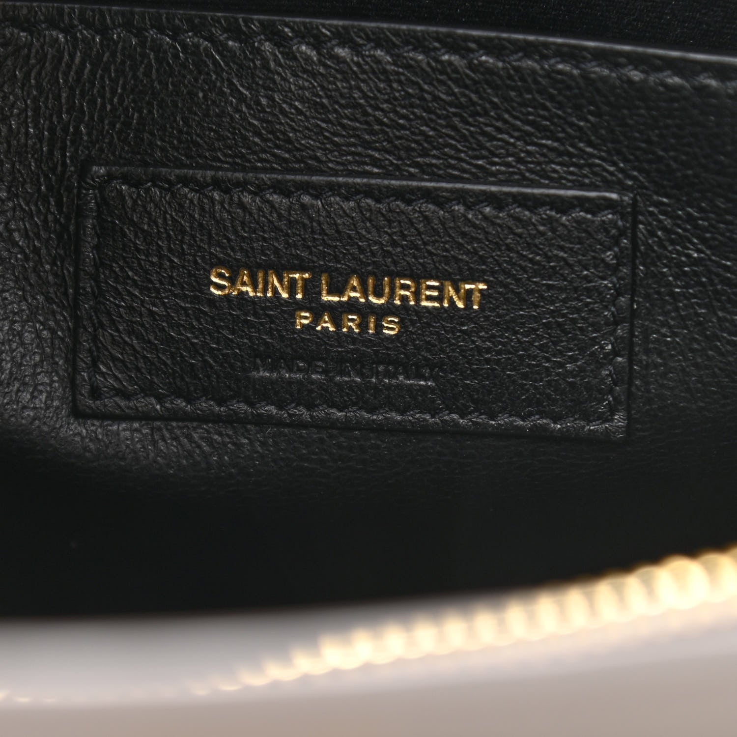 Saint Laurent Shiny Calfskin Medium Uptown Tote Grey 8 of 10