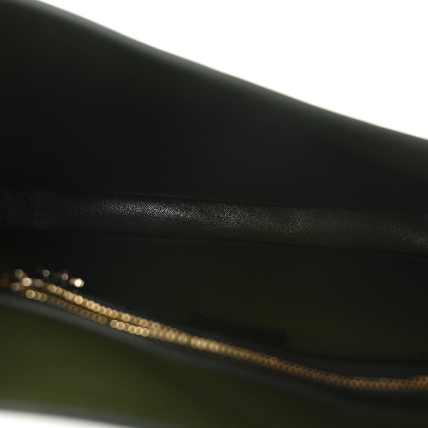Gucci Glossed Calfskin Small Jackie Shoulder Bag Forest Green 5 of 10