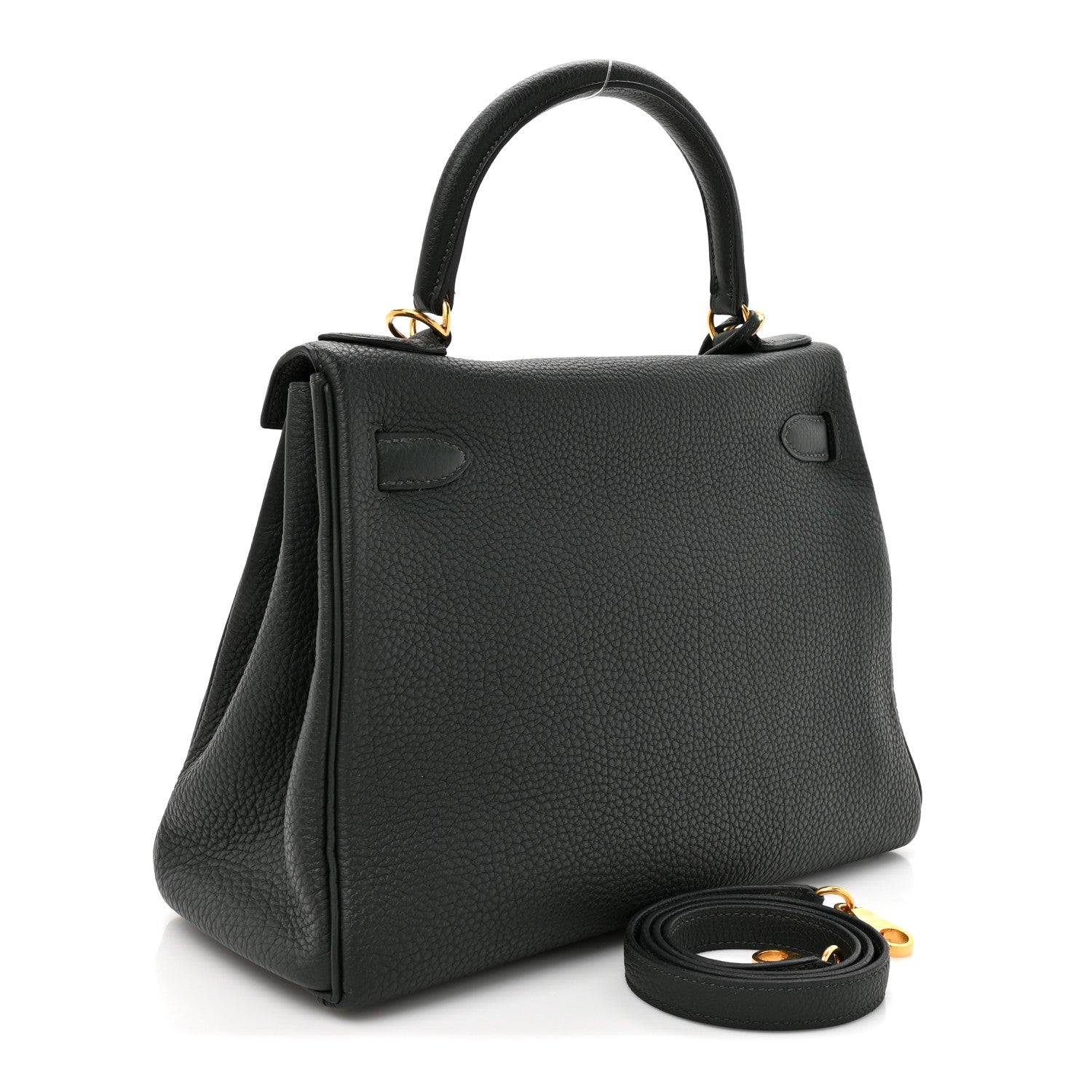 Hermes Togo Kelly Retourne 28 Vert Fonce 3 of 16