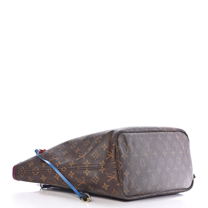 Louis Vuitton Monogram Totem Neverfull MM Magenta 4 of 11