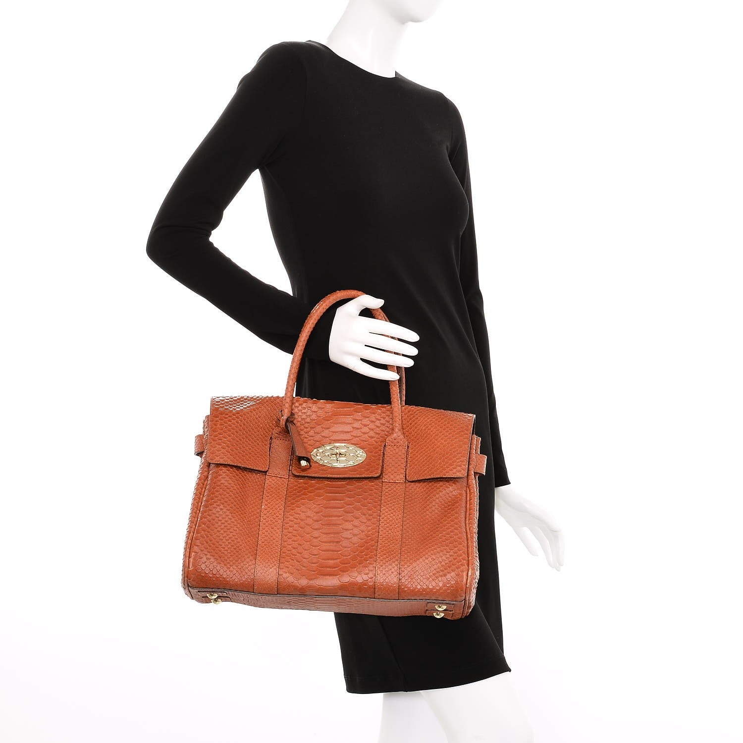 Mulberry Silky Snake Print Bayswater Cinnamon 2 of 8
