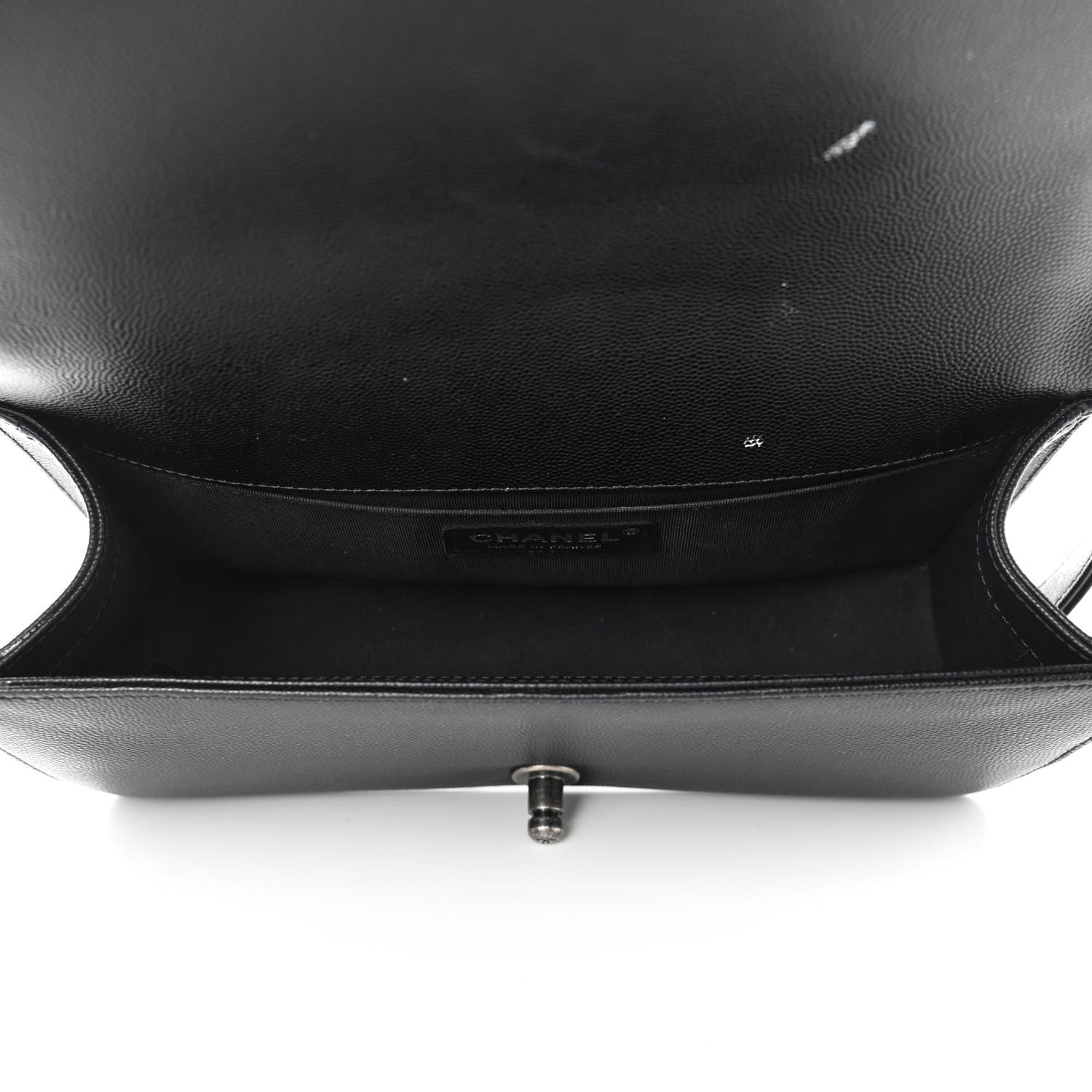 Chanel Caviar Quilted Medium Boy Flap Black 5 of 14