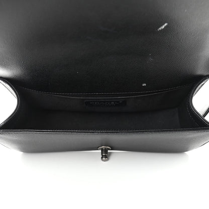 Chanel Caviar Quilted Medium Boy Flap Black 5 of 14